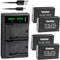 Kastar 4-Pack Battery and USB Charger for Canon LP-E17 LPE17, 9967B02, BG-E18 Grip, EOS R8, R50, R100 Cameras