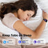 Smart Watch Fitness Tracker, 44mm Waterproof with Heart Rate, SpO2, Sleep Monitor - Compatible with iOS Android Phones