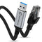 USB to Ethernet Cable 5 FT, USB 3.0 A to RJ45 Male