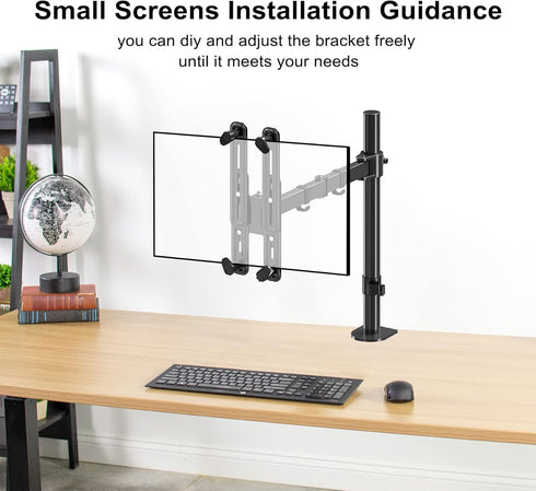 suptek Universal VESA Mount Bracket Adapter for Monitor Arm Mounting Kit for 17 to 27 inch Screens