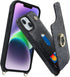 iPhone 13 Case with Card Holder for Women, Phone Case with Strap, Crossbody Lanyard, Ring Stand, Snap Clasp, Cute