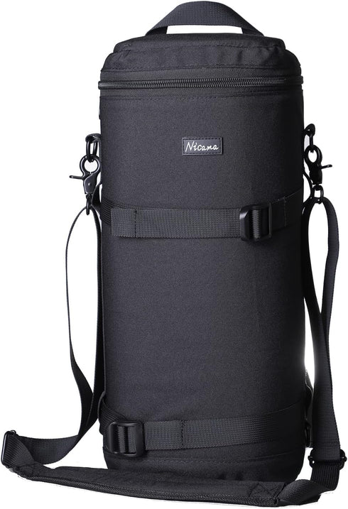 Nicama LB3 Deluxe Water-Resistant Camera Lens Pouch Case for Canon EF 100-400mm