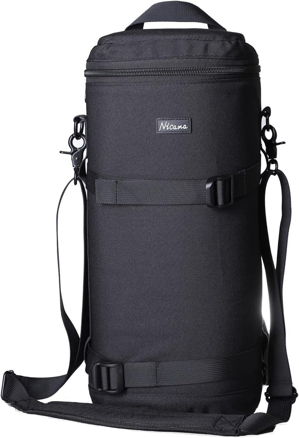 Nicama LB3 Deluxe Water-Resistant Camera Lens Pouch Case for Canon EF 100-400mm