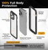 MOTIVE Waterproof Case for iPhone 15 Pro Max, Built-in Screen Protector, Compatible with MagSafe, Dustproof,