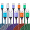 AILKIN 6ft Micro USB Cable 5-Pack, Nylon Braided, Fast Charging for Samsung Galaxy J8/J7/S7/S6/Edge/Note5, LG, Sony &