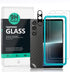 Ibywind 9H Tempered Glass Screen Protector for Sony Xperia 1 V 5G (6.5") - 2 Pack + Camera Lens & Back Film, HD,