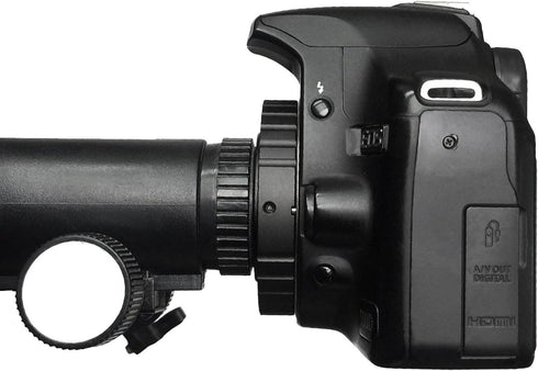 Gosky Metal 1.25'' Telescope Camera T-Adapter, Nikon T2 T-Ring Adapter for Nikon DSLR SLR Cameras