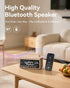 Charging,Dimmable Digital Alarm Clocks Radio for Bedrooms,FM Radio & White Noise Sound Machine with Timer,Bluetooth