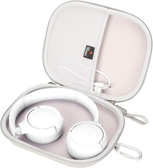 Mchoi Hard Portable Case Fits for JBL Tune 500BT, 510BT, 520BT On-Ear Wireless Bluetooth Headphone, Case Only, Grey