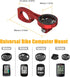 Aero Bars Mount - Garmin Bike Computer Mount for Edge, Compatible with Wahoo, Bryton, GoPro, Flashlight, Red
