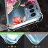 Osophter Case for Oneplus Nord N200 5G, Purple Flower with Screen Protector, Shock-Absorption TPU Cover for 1+Nord N200