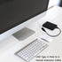 Costyle 2-Pack USB Extension Cable 6ft/2m, White 2.0 Type A Male to Female, Gold-Plated Connectors, USB Extender.