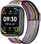 Faweio Smartwatch Bands Compatible, Lamshaw Stretch Elastics Nylon Adjustable Replacement Strap for Men & Women