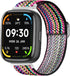 Faweio Smartwatch Bands Compatible, Lamshaw Stretch Elastics Nylon Adjustable Replacement Strap for Men & Women