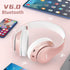 65H 6EQ 6.0 Uliptz Wireless Bluetooth Headphones, Playtime, Sound Modes, HiFi Stereo Over Ear Headphones