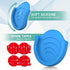 pop-tech Phone Grip for Socket Holder, 2 Pack Silicone Car Phone Mount Adhesive, Blue