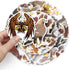Eagle Stickers for Water Bottle, 50pcs Waterproof Vinyl Bird-of-Prey Stickers for Laptop, Phone, Bumper, Skateboard