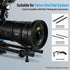 SIRUI Camera Lens Support, Universal 15mm Rail Telephoto Long Lens Support Bracket for DSLR Camera Shoulder Rig