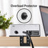 Desk Edge Mount Power Strips with USB Ports, UL Plug Outlets, 1250 Joules Surge Protector for Home Office