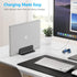 OMOTON Vertical Laptop Desktop Stand Holder with Adjustable Dock Size, Aluminum, Fits All MacBook, Surface, Chromebook