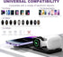 3 1 in Wireless Charger, Foldable Magnetic Charging Station, Fast Travel Wireless Charging Pad for Multiple Apple