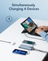 VEGER Portable Charger for iPhone, Built-in Cables and Wall Plug, 10000mAh Slim Fast Charging Power Bank