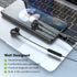 USB C Headphones for Samsung Galaxy S24 Ultra S23 FE S22 S21, Magnetic Wired Earbuds with Microphone Volume Control