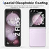Fotbor Samsung Galaxy Z Flip 5 Screen Protector Pack: 3 Inner Flexible Films, 3 Tempered Glass Back Protectors, 2