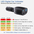 USB C Car Charger with Voltage Display, 20W PD Fast Car Charger & USB 5V 2.4A Adapter, Car Voltmeter Battery Monitor