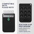 kwmobile AI Voice Recorder Cover with Suction Cup Mount - Black