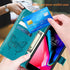 iPhone SE 2022/SE 2020 Case, 6/6S/7/8 Wallet Case | Butterfly Floral Embossed Leather Protective Flip Cover with Card