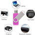 USB Flash Drive 8GB, 10 Pack Thumb Drives USB 2.0 Bulk Swivel Jump Drive with LED Indicator for Data Storage