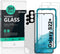 Ibywind Screen Protector for Samsung Galaxy S22 Plus 5G, 2Pcs Tempered Glass, 1Pc Camera Lens Protector