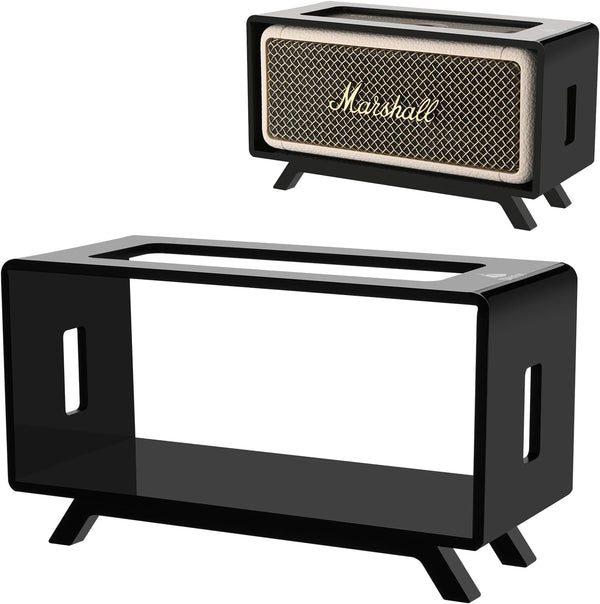 TXEsign Acrylic Desktop Stand Holder for Marshall Emberton/Emberton II/III Speaker, Table Display Shelf (Black)
