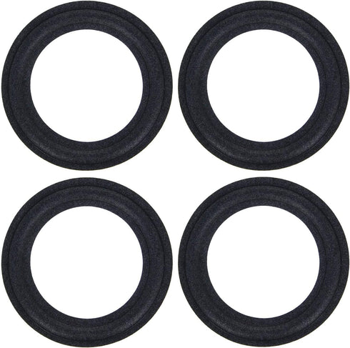 Fielect 6 Inch Speaker Foam Edge Surround Rings, Replacement Parts for Speaker Repair, 4pcs