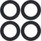 Fielect 6 Inch Speaker Foam Edge Surround Rings, Replacement Parts for Speaker Repair, 4pcs