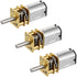 DWEII 3PCS 6V 100RPM GA12-N20 3mm Micro DC Gear Motor with All-Metal Gear Box Motor Shaft High Torque Gear Motor