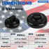 12 Magnetic Zip Tie Mounts Wire Magnet Cable Tie Mount Clips Multipurpose Wire Cable Holder Mount Wire Clips Management