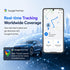 JNLIK GPS Tracker for Vehicles,Magnetic Waterproof Car Tracker, No Monthly fees, Mini Portable GPS Tracker for Cars