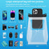 Large Waterproof Phone Pouch Floating, Waterproof Phone Case for iPhone 15 14 Pro Max 13 12 Plus 11 XS XR X Samsung up to 8.5'', IPX8 Water Proof Cell Phone Dry Bag for Beach Swimming Kayaking