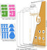 Kesuwe Screen Protector for Samsung Galaxy A15 5G - 3 Pack, Tempered Glass, Anti Scratch, 9H Hardness, Bubble Free