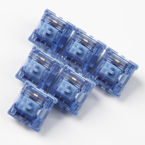 Gateron China Joy Switch Mechanical Keyboard, Custom 45gf 50gf Pom Series 5 Pin Purple Blue CJ Translucent Switch (70