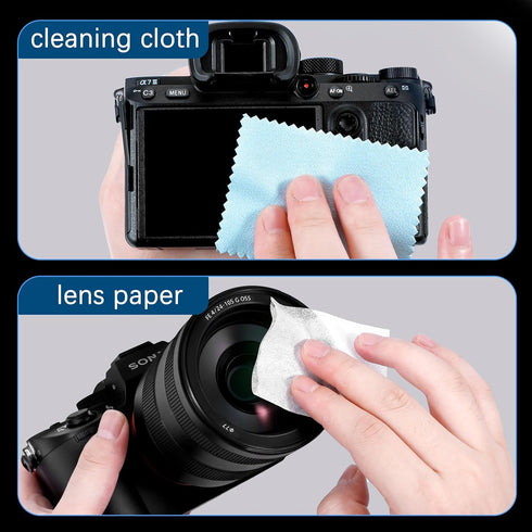 AJWXWO A7III Camera Cleaning Kit for DSLR & Mirrorless Cameras - Camera Accessories Lens, Sensor & Camera Lens Cleaning