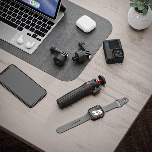SUREWO Quick Release Base Mount Kit for GoPro, Magnetic Suction & Swivel Lock Adapter for GoPro Hero Series