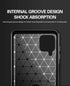 Samsung Galaxy A12 Case with HD Screen Protector, Soft TPU Slim Non-Slip Protective Cover (Black Brushed TPU)