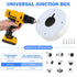 ENS Custom Drilling Junction Box for Security Cameras - Aluminum Enclosure for Dome/Turret/Bullet/Fisheye Cameras, White