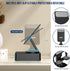 voijump Cell Phone Stand with Wireless Bluetooth Speaker, LED, Anti-Slip Base HD Surround Sound,Perfect