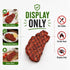3 jojofuny Pcs Fake Steak Props, Realistic Artificial Grilled Steak Model, Cooked Meat Food Replica with Grill Marks