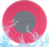 Waterproof Bluetooth Shower Speaker, Portable Wireless Water-Resistant Speaker with Suction Cup, Built-in Mic, Red