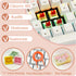 Wonhibo 5 PCS Cactus Keycaps for Cherry MX Keyboards - Cute Multicolor OEM Profile ESC Key Replacement, Mechanical